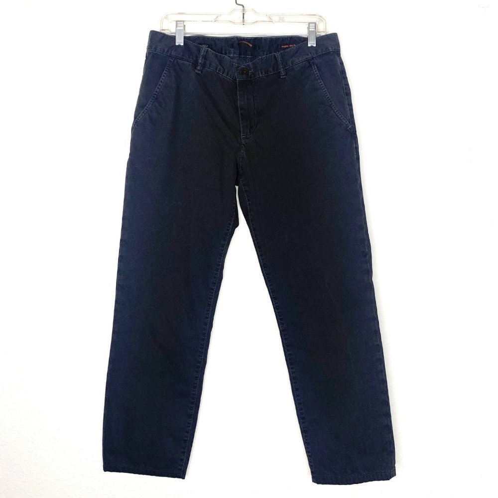 Alberto Regular Slim Fit Double Dyed Cotlele Chino Khaki Pants Mens Pants W33
